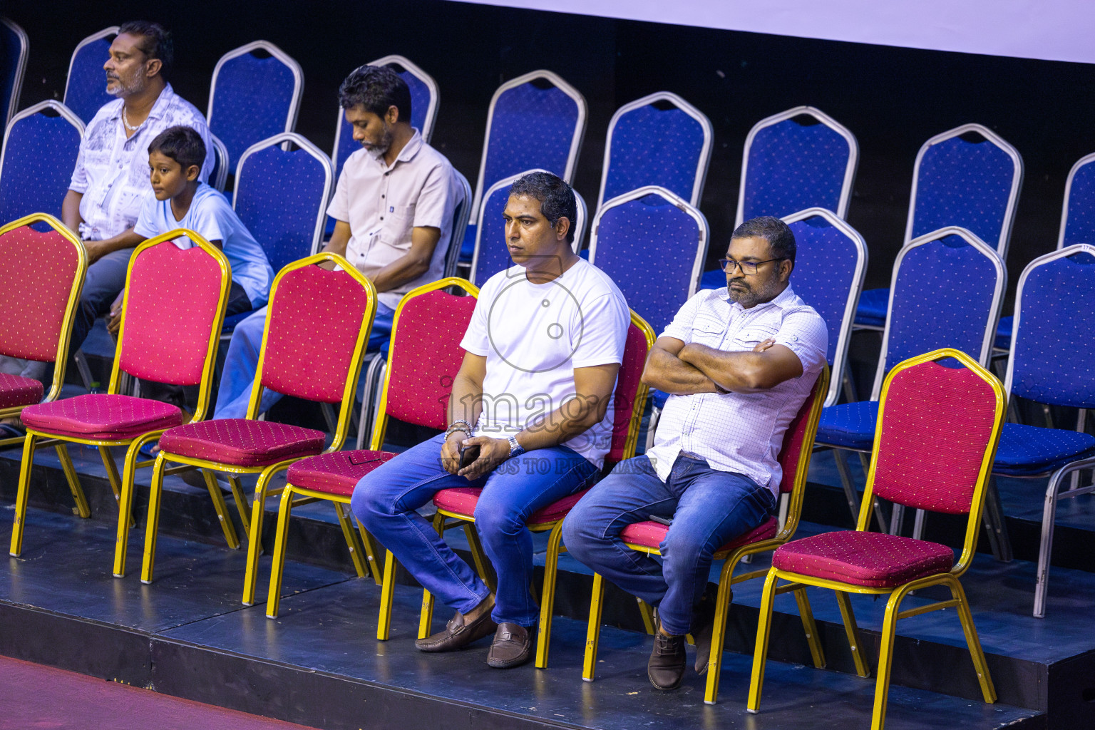 Sports Club City vs Blues for Volleyball in Day 2 of MILO VAM Cup 2025 held in Male', Maldives on Thursday, 26th June2025 at Social Center Indoor Hall 
Photos By: Ismail Thoriq / images.mv