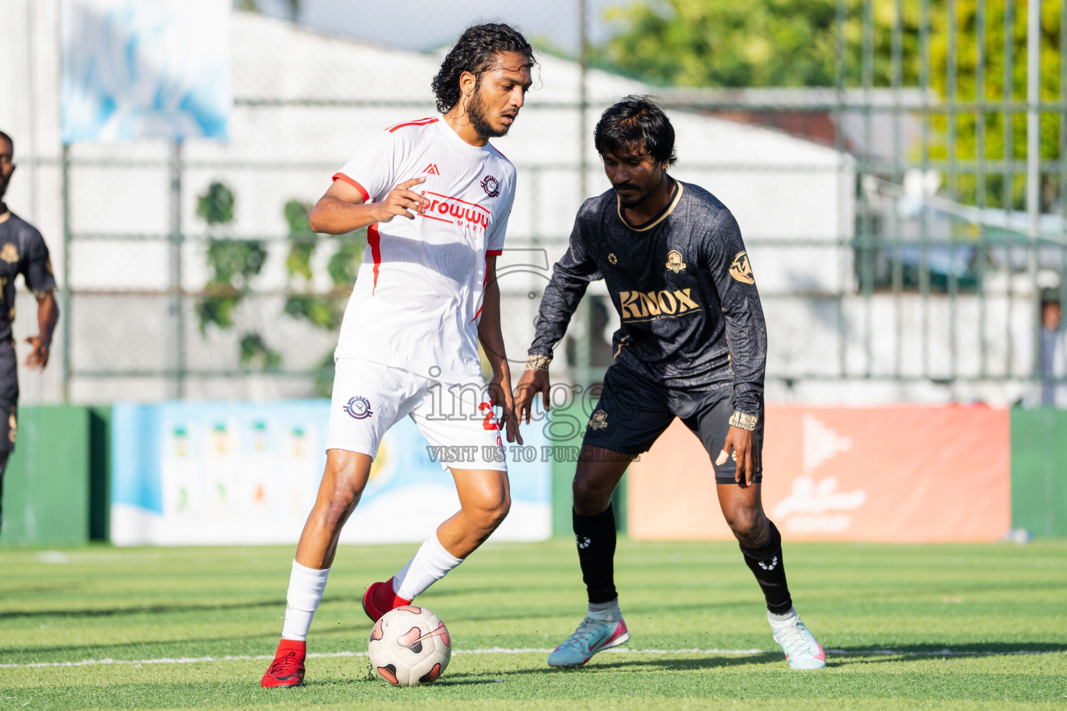 Outreef SC VS Lecrose SC in Day 3 - Fonadhoo Youth Futsal Challenge 2025 held in Fonadhoo Futsal Stadium, L. Fonadhoo, Maldives on Tuesday, 28th October 2025 Photos: Arif Rasheed / images.mv