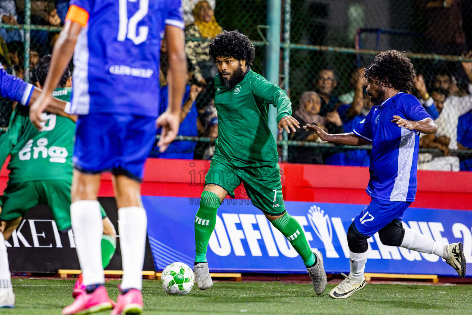 MCLP vs MIB in Day 10 of Office League 2025 was held on Friday, 25th April 2025 in Hulhumale', Maldives. Photos: Nausham Waheed / images.mv