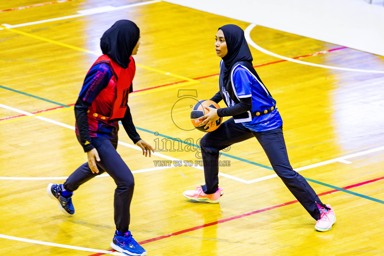 MV Netters vs Club Matrix in Day 3 of 21st National Netball Tournament was held in Social Canter at Male', Maldives on Saturday, 18th May 2024. Photos: Nausham Waheed / images.mv