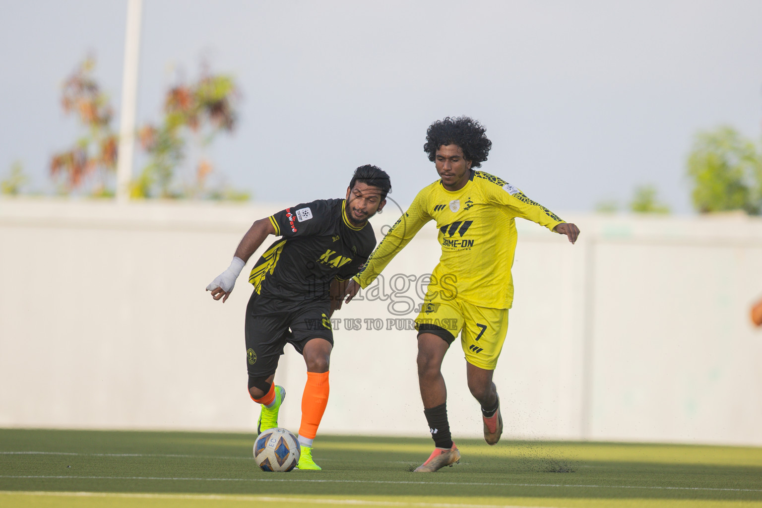 Velaa Sports Club vs Team Middle East in Day 3 of Eydhafushi Cup 2025 held in Eydhafushi Football Stadium at B. Eydhafushi, Maldives on Sunday, 7th September 2025.