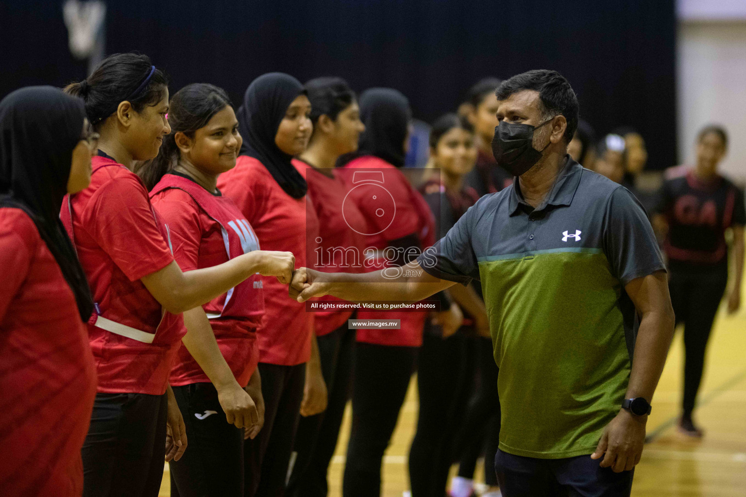 Milo National Netball Tournament 26 November 2021 at Social Center Indoor Court, Male, Maldives. Photos: Maanish/ Images Mv