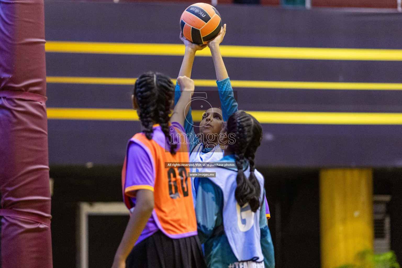 Day3 of 24th Interschool Netball Tournament 2023 was held in Social Center, Male', Maldives on 29th October 2023. Photos: Nausham Waheed, Mohamed Mahfooz Moosa / images.mv