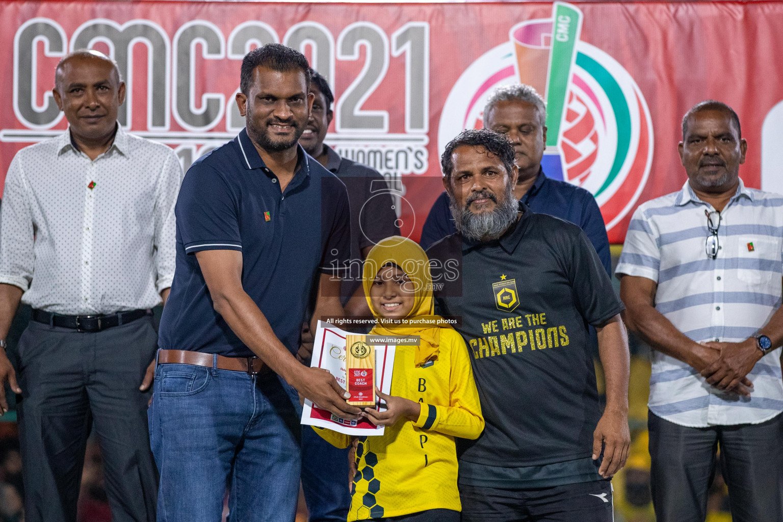 RRC Vs FSM in the Semi Finals of Club Maldives 2021 held in Hulhumale, Maldives on 19 December 2021. Photos: Ismail Thoriq / images.mv