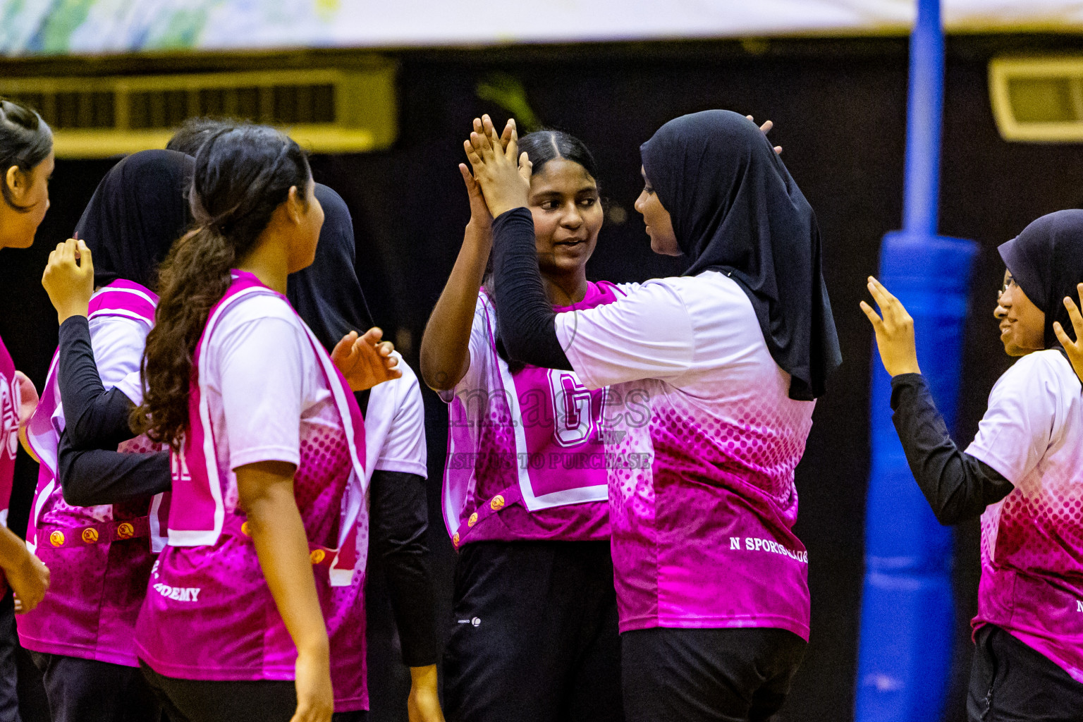 MV Netters vs N Sport in Division 2 Final of National Netball Tournament 2025 held in Social Center at Male', Maldives on Wednesday, 28th May 2025. Photos: Nausham Waheed / images.mv