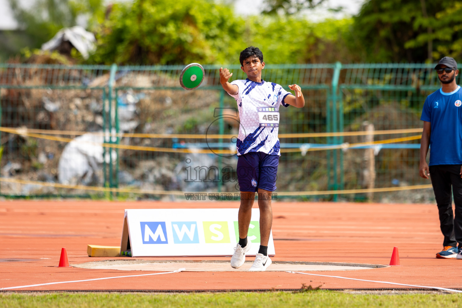 Day 2 of MWSC Interschool Athletics Championships 2024 held in Hulhumale Running Track, Hulhumale, Maldives on Sunday, 10th November 2024.
Photos by: Ismail Thoriq / Images.mv