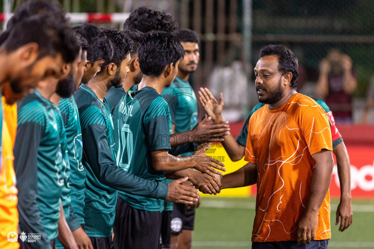 HA Hoarafushi vs HA Thakandhoo in Day 1 of Golden Futsal Challenge 2024 was held on Monday, 15th January 2024, in Hulhumale', Maldives Photos: Ismail Thoriq / images.mv