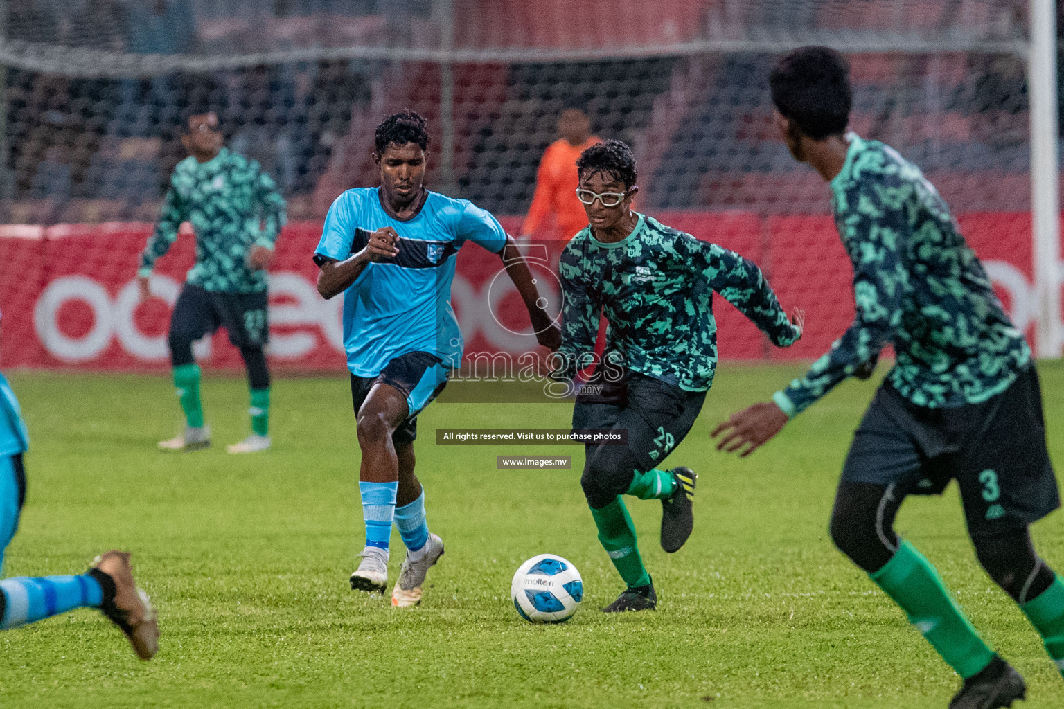 Final of U17 Inter School Football Tournament of Kalaafaanu School vs Rehendhi School held in Male', Maldives on 10 Feb 2022 Photos: Nausham Waheed / images.mv