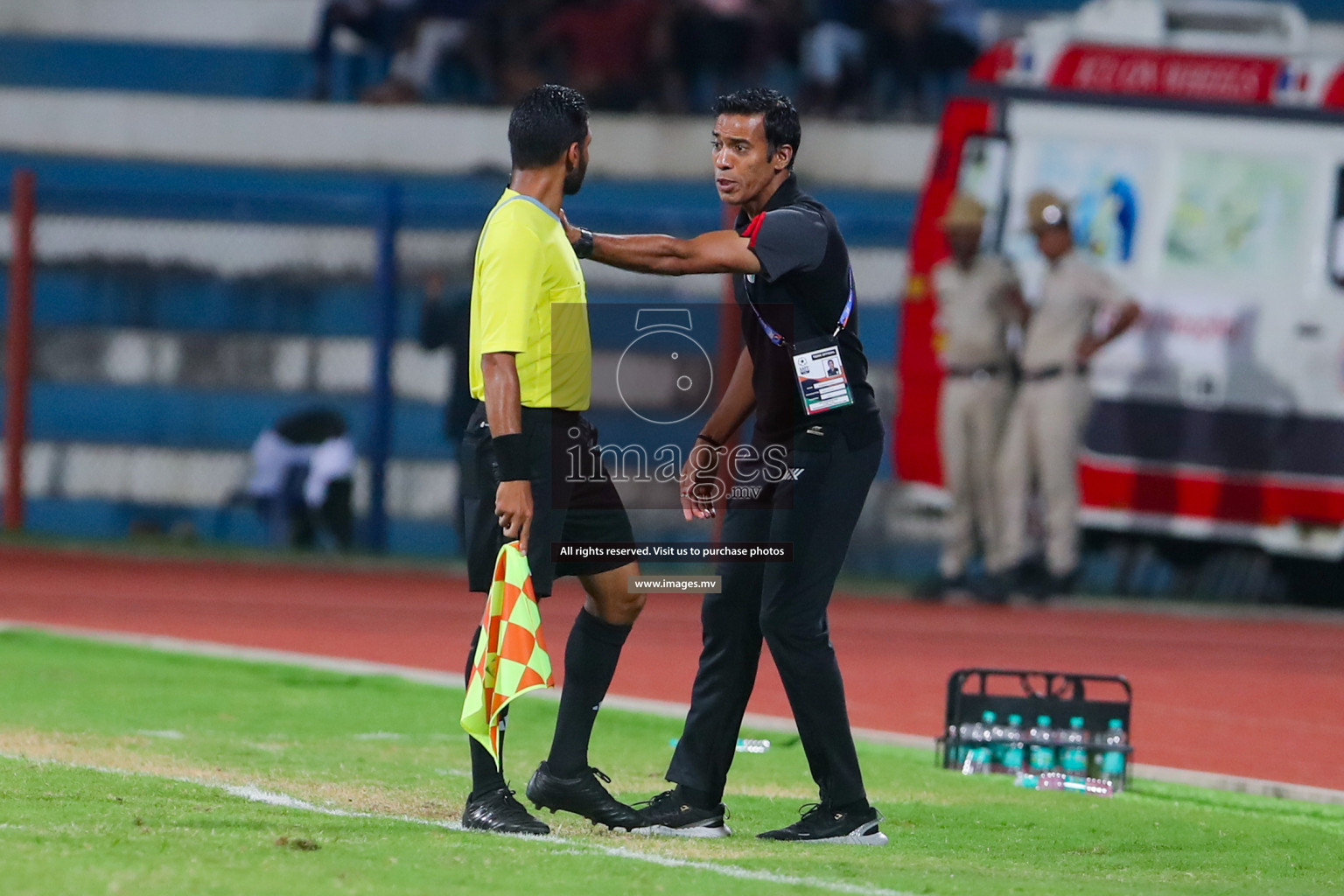 Lebanon vs India in the Semi-final of SAFF Championship 2023 held in Sree Kanteerava Stadium, Bengaluru, India, on Saturday, 1st July 2023. Photos: Nausham Waheed, Hassan Simah / images.mv