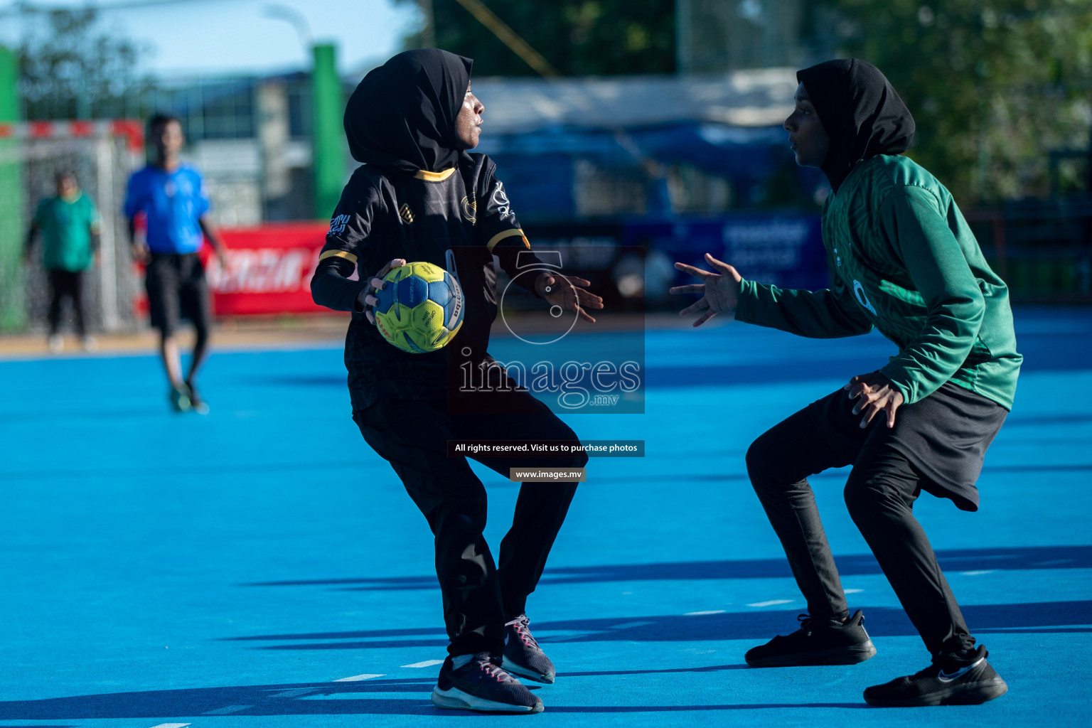 Day 7 of 6th MILO Handball Maldives Championship 2023, held in Handball ground, Male', Maldives on Friday, 26th May 2023 Photos: Shuu Abdul Sattar/ Images.mv