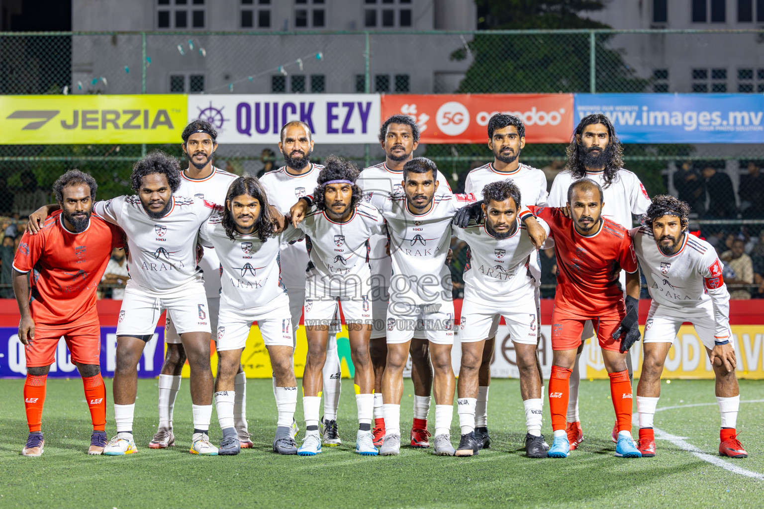 Sh Milandhoo vs R Inguraidhoo in Zone Round on Day 27 of Golden Futsal Challenge 2025 was held on Friday , 31st January 2025, in Hulhumale', Maldives. Photos: Ismail Thoriq / images.mv