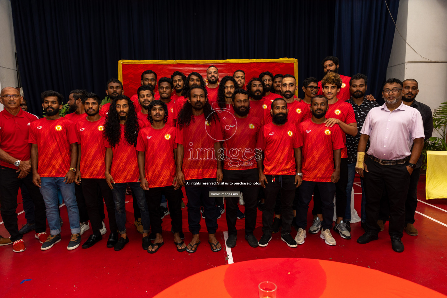 Victory Sports Club Jersey Unveiling 2022 on 14th July 2022, held in Jamaaludheen School Hall, Male', Maldives  Photos: Hassan Simah / Images.mv