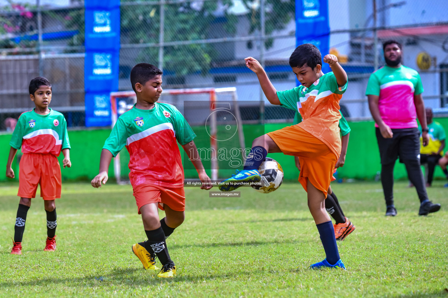 Day 1 of Milo Kids Football Fiesta 2022 was held in Male', Maldives on 19th October 2022. Photos: Nausham Waheed/ images.mv