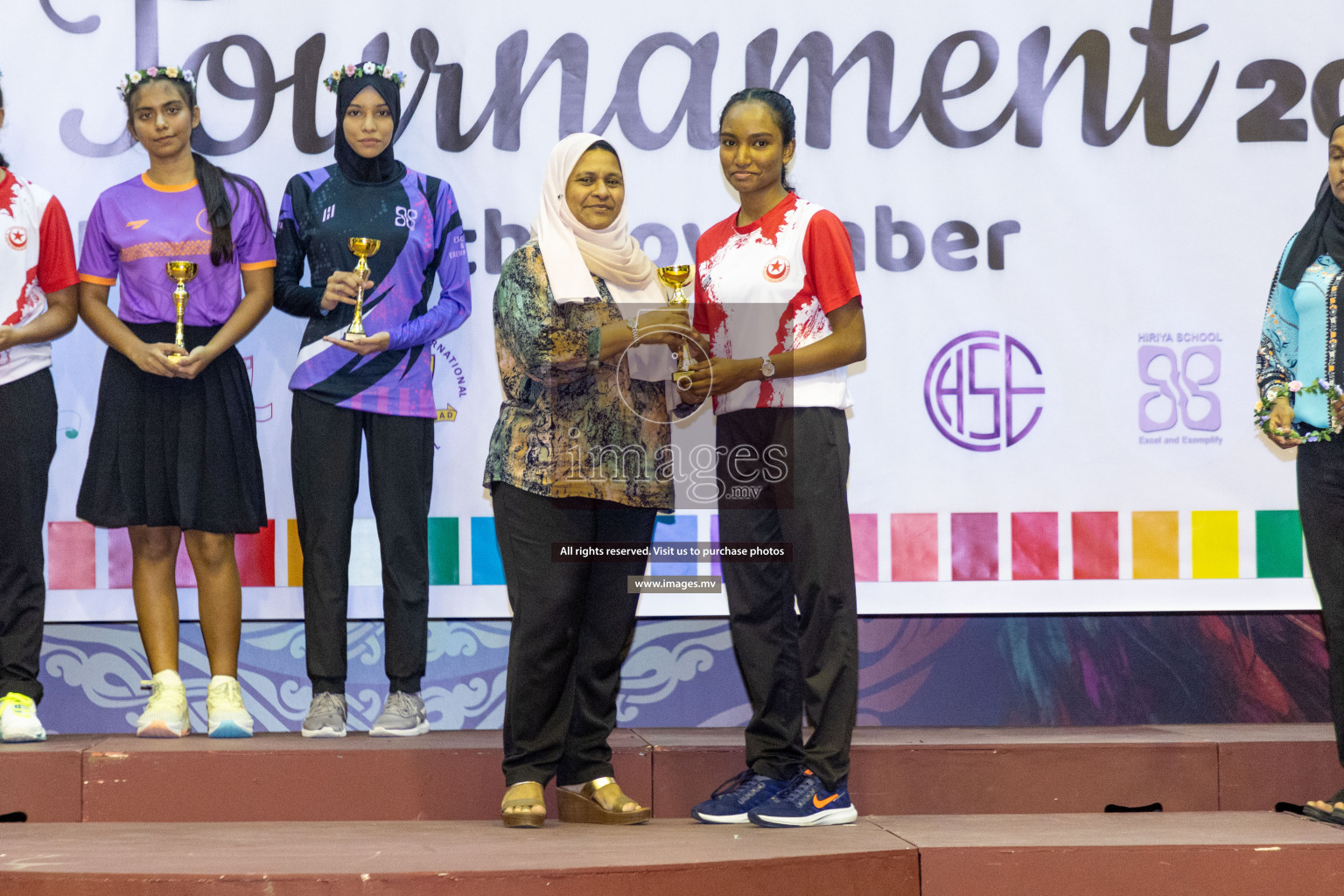 Final of 24th Interschool Netball Tournament 2023 was held in Social Center, Male', Maldives on 7th November 2023. Photos: Nausham Waheed / images.mv