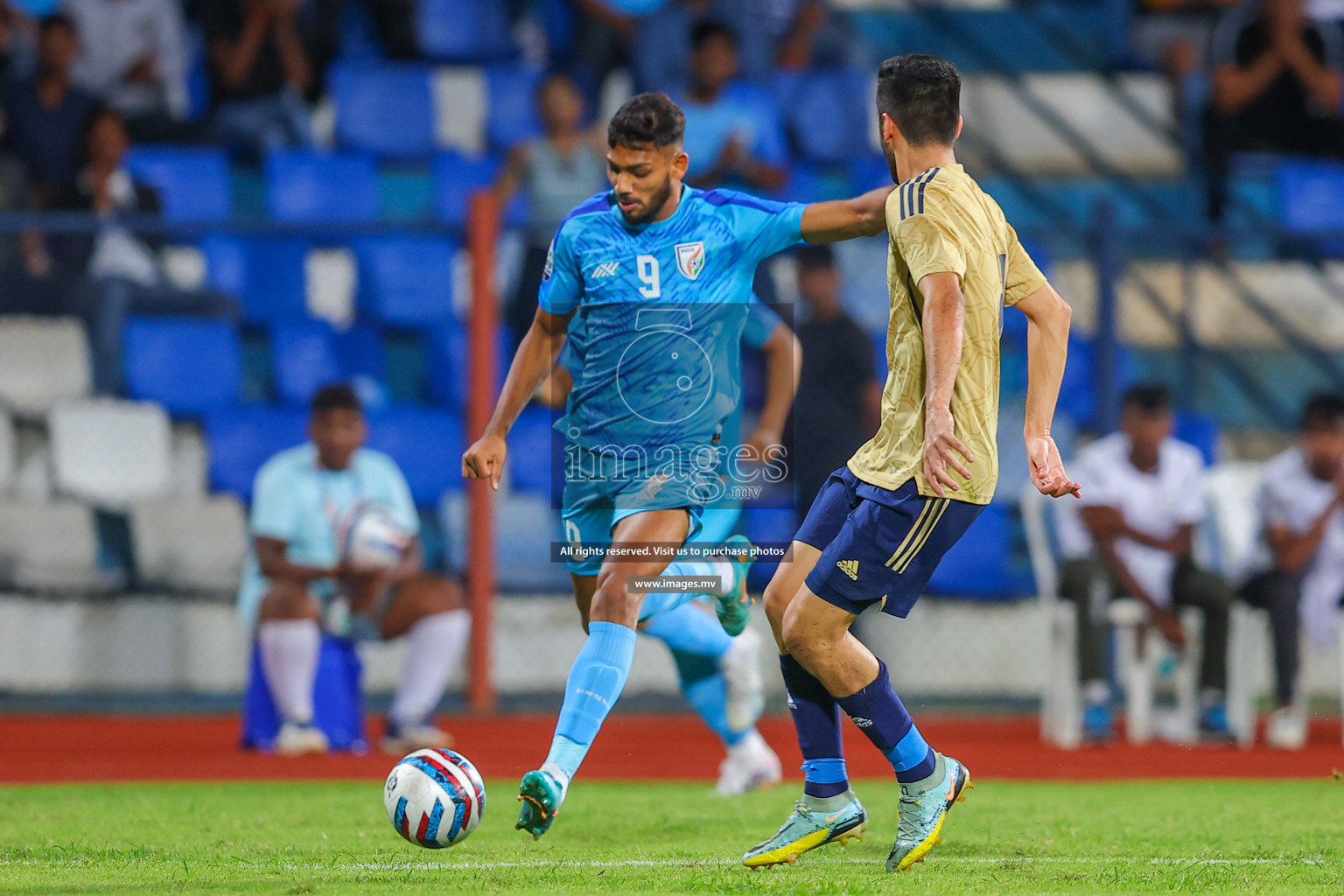 India vs Kuwait in SAFF Championship 2023 held in Sree Kanteerava Stadium, Bengaluru, India, on Tuesday, 27th June 2023. Photos: Nausham Waheed/ images.mv