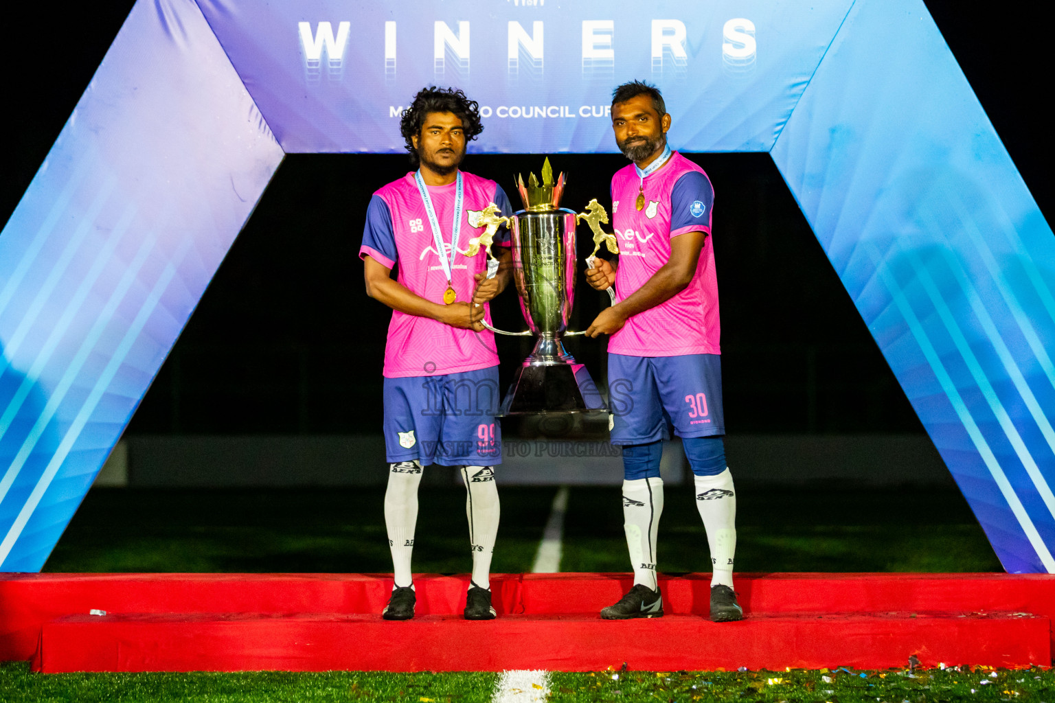 JT Sports vs Kanmathi Juniors from Final of Manadhoo Council Cup 2024 in N Manadhoo Maldives on Tuesday, 27th February 2023. Photos: Nausham Waheed / images.mv