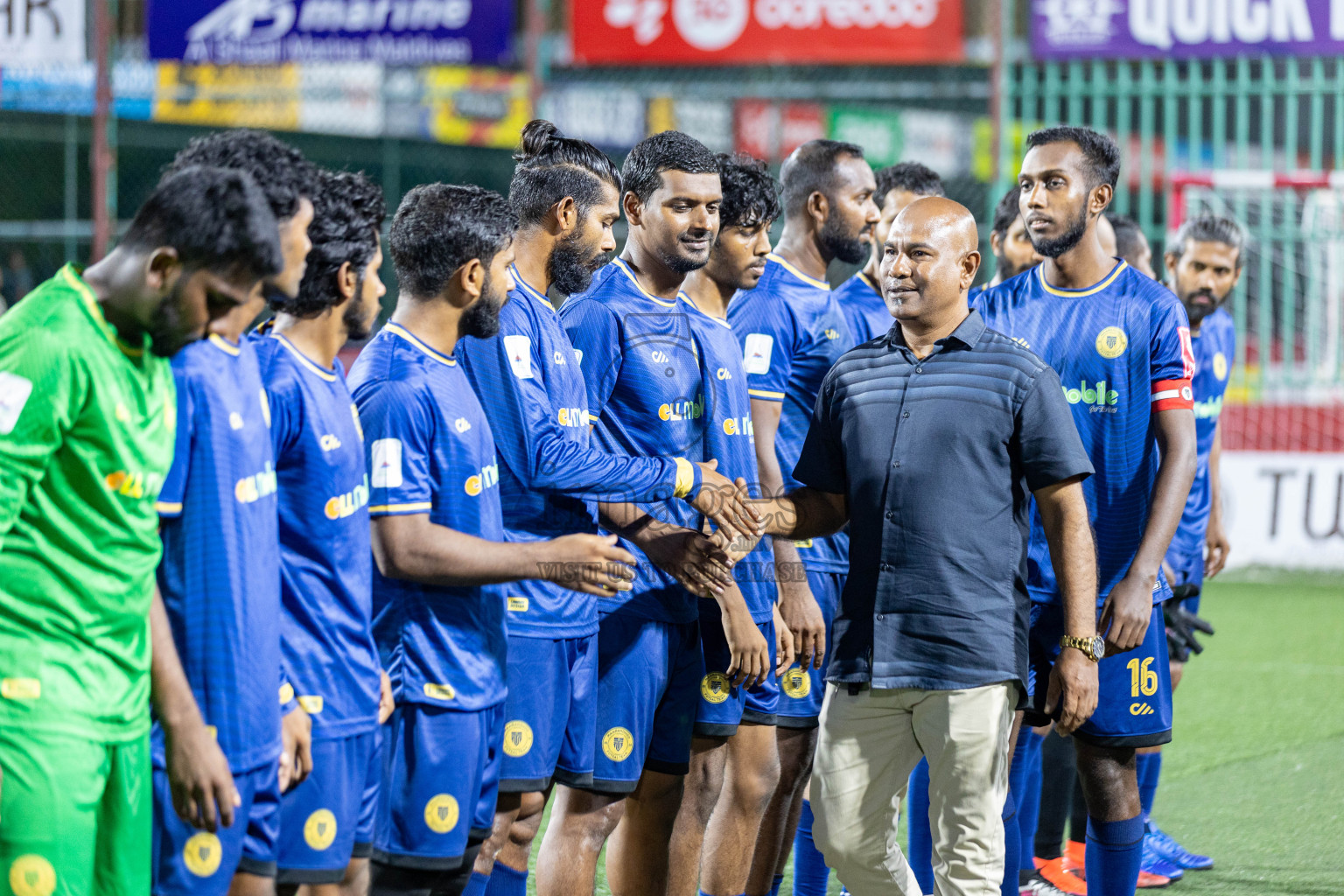 HA Baarah vs HA Maarandhoo in Day 5 of Golden Futsal Challenge 2025 on Thursday, 9th January 2025, in Hulhumale', Maldives 
Photos: Hassan Simah / images.mv