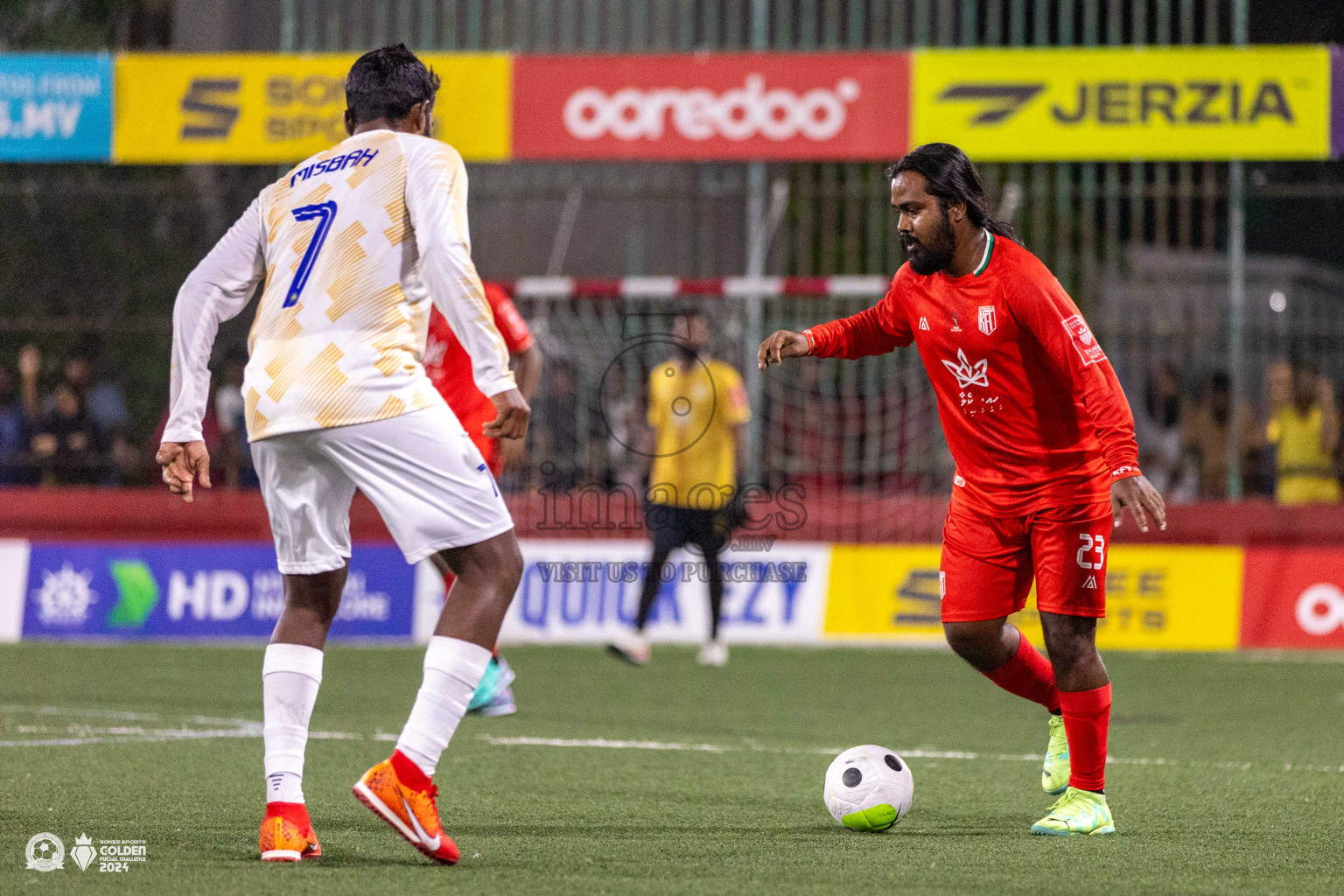 HA Kelaa vs HA Baarah in Day 1 of Golden Futsal Challenge 2024 was held on Monday, 15th January 2024, in Hulhumale', Maldives Photos: Ismail Thoriq / images.mv