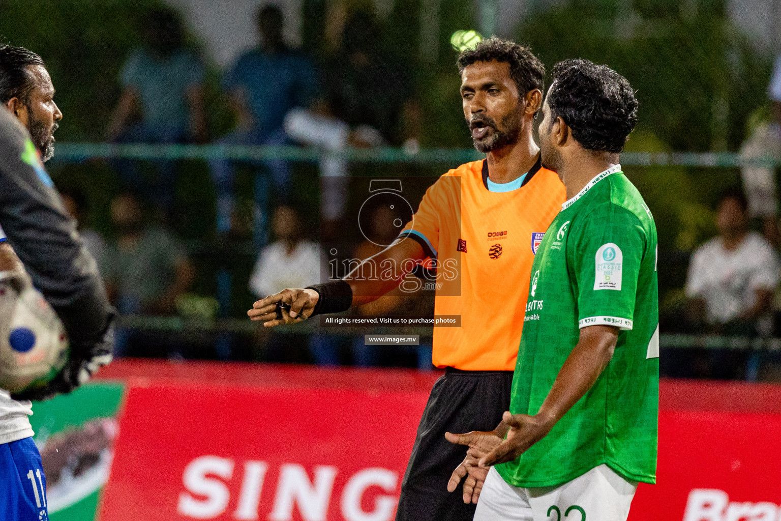 Hulhumale Hospital vs PSM in Club Maldives Cup Classic 2023 held in Hulhumale, Maldives, on Saturday, 22nd July 2023 Photos: Hassan Simah/ images.mv