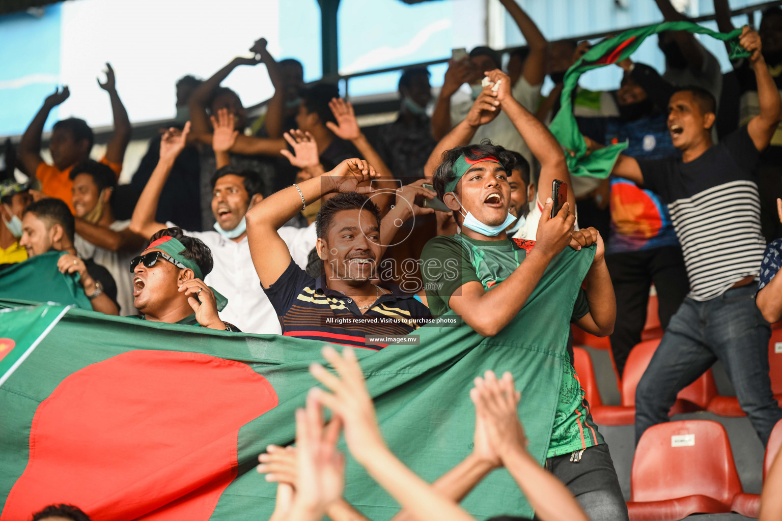 Bangladesh vs India in SAFF Championship 2021 held on 1st October 2021 in Galolhu National Stadium, Male', Maldives