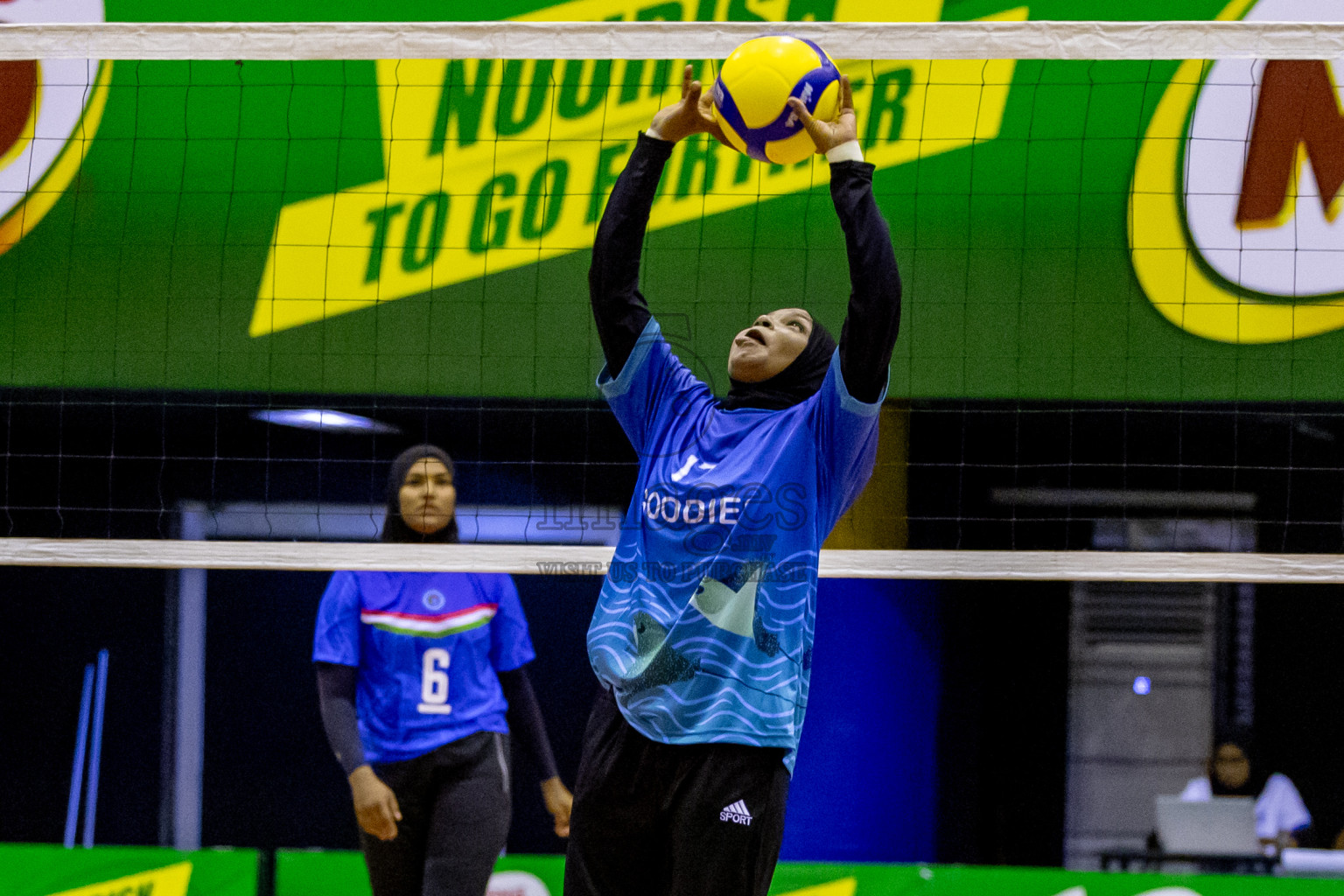 Day 2 of Women's Division of Milo VAM Cup 2024 held in Male', Maldives on Wednesday, 9th July 2024 at Social Center Indoor Hall Photos By: Nausham Waheed / images.mv