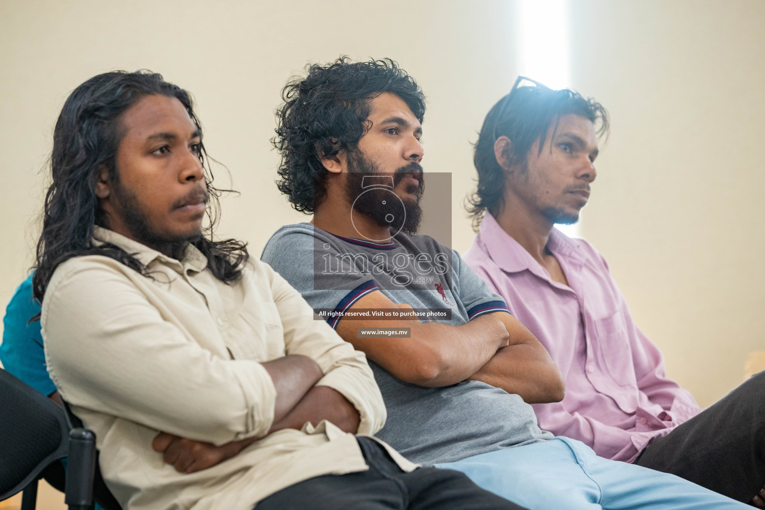 Charity Shield 2023 Pre Match Press Conference held in National Football Stadium, Male', Maldives Photos: Nausham Waheed / Images.mv