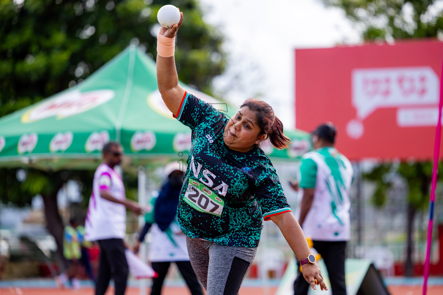 Day 3 of 12th Milo Association Championships was held in Ekuveni Track at Male', Maldives on Saturday, 26th April 2025. Photos: Nausham Waheed / images.mv