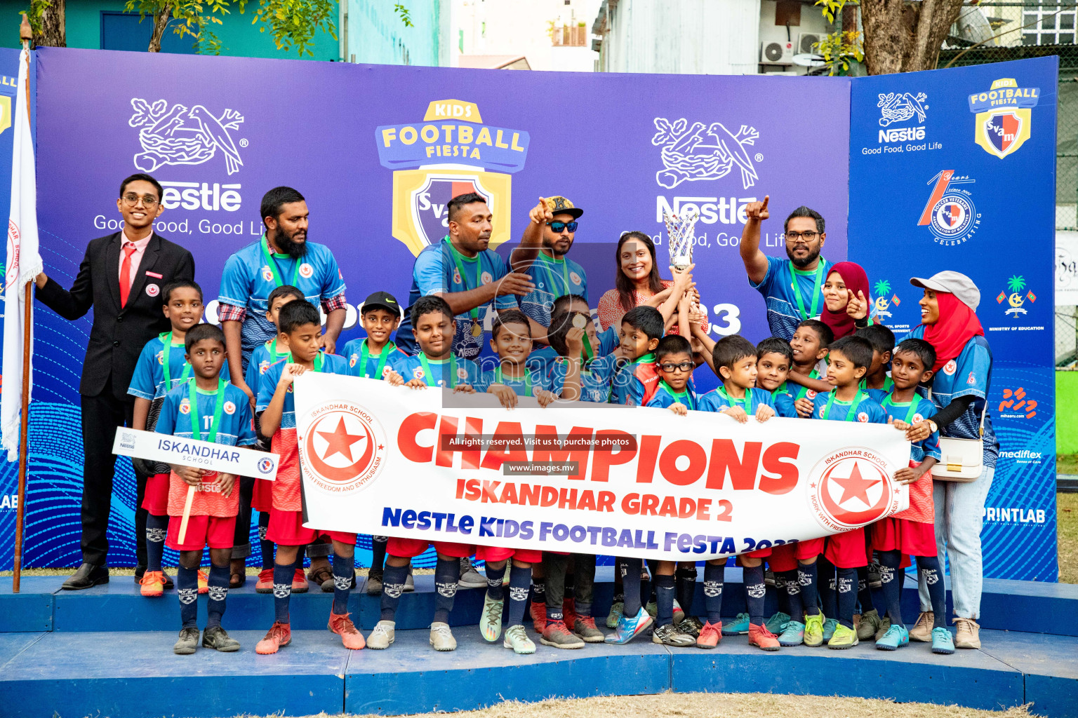 Finals & Closing Ceremony of Nestlé Kids Football Fiesta 2023 held in Male', Maldives on 25 February 2023