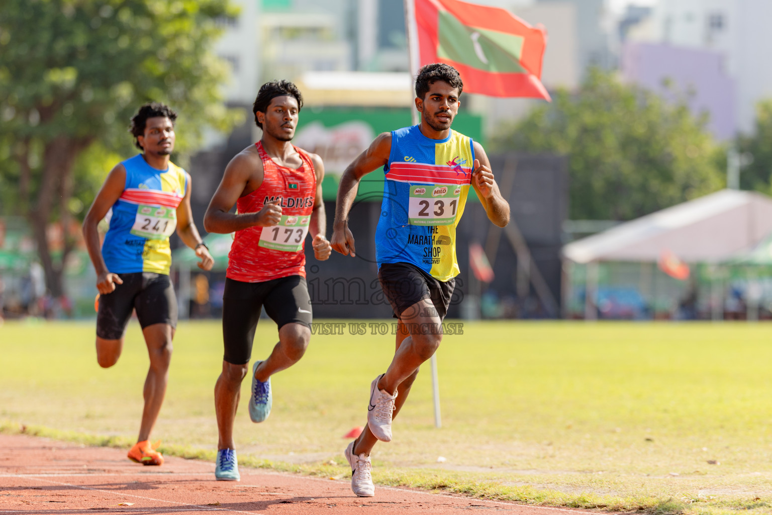 Day 1 of National Athletics Championship 2025 was held at Ekuveni Running Ground in Male', Maldives on Thursday, 14th August 2025. Photos: Hasni / images.mv