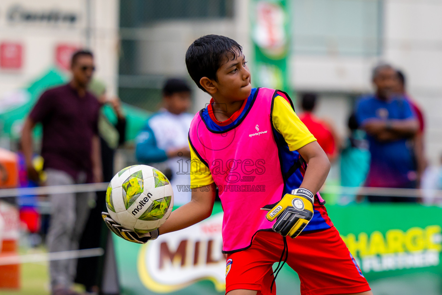 Day 1 of MILO Academy Championship 2025 (U-12) was held at Henveiru Stadium in Male', Maldives on Thursday, 1st May 2025. Photos: Nausham Waheed / images.mv