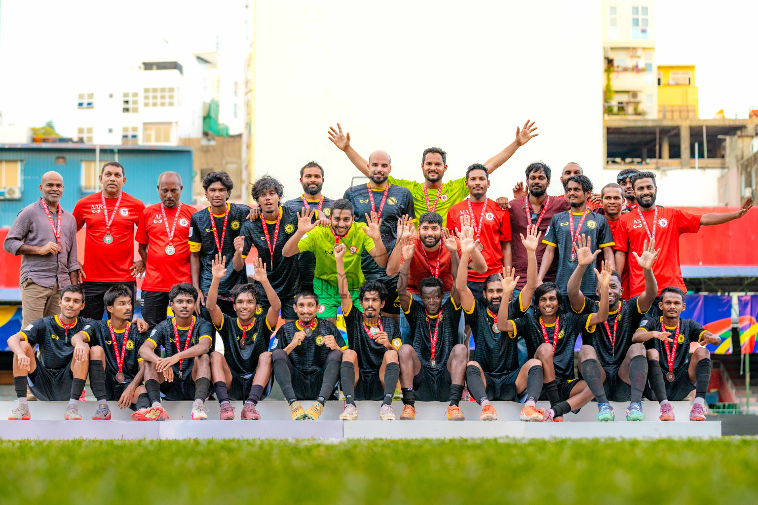 Blue Sports Club vs Buru Sports Club in FA Cup 2026 was held in National Football Stadium, Male' Maldives on Saturday, 18th April 2026. Photos: Areef Adam / images.mv
