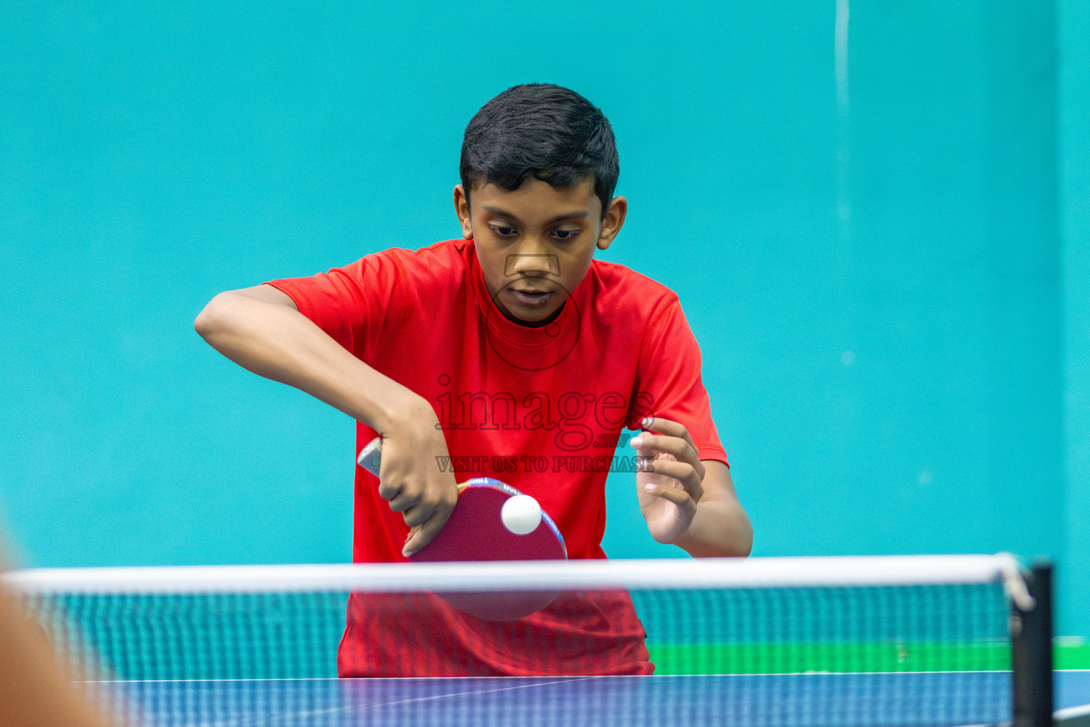 Day 3 of Interschool Table Tennis Tournament 2025 held at Male' TT Hall, Male', Maldives on Saturday, 17th May 2025. Photos By: Mohamed Mahfooz Moosa / images.mv