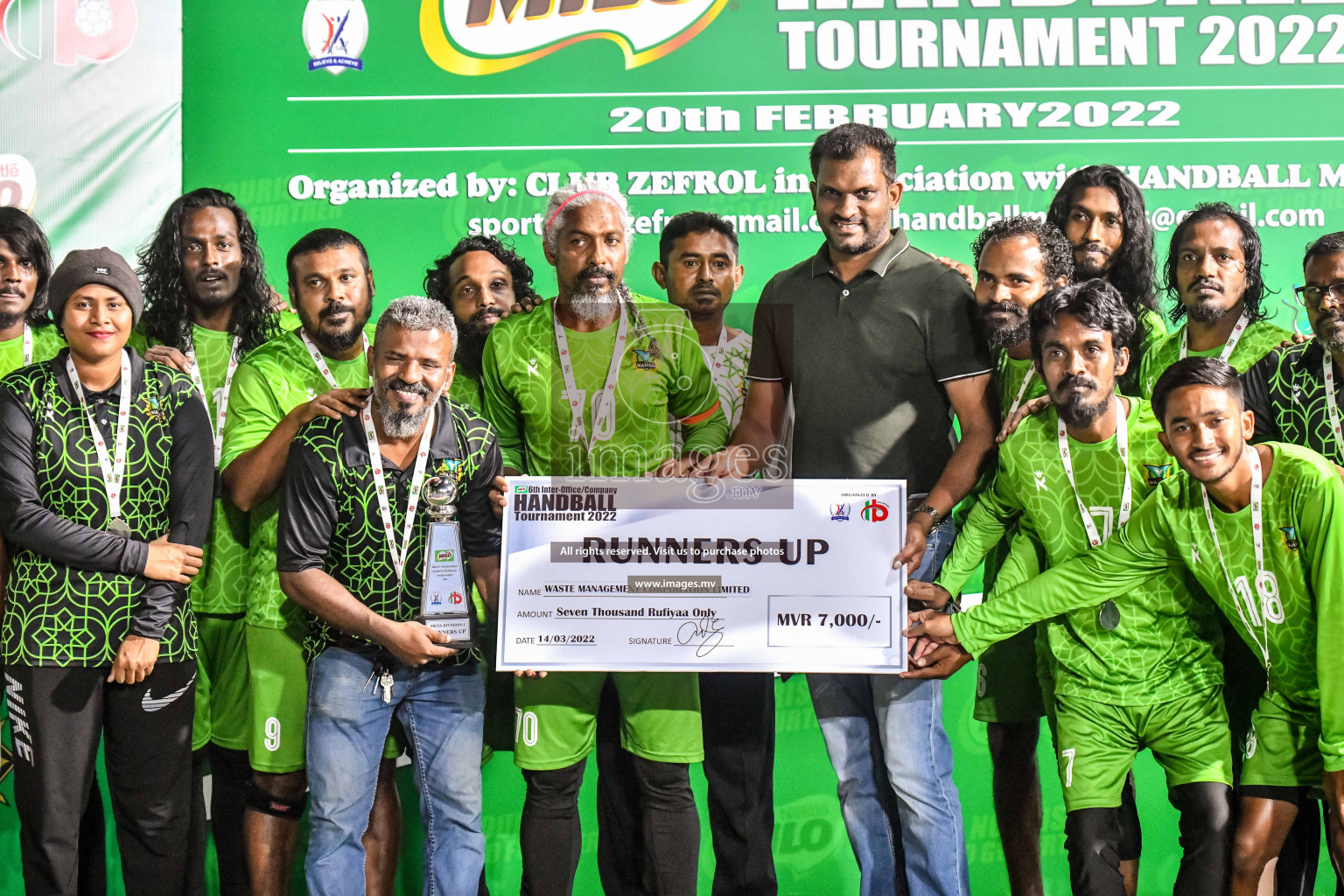 Final of Milo 6th Inter Office Handball Tournament 2022 - Photos by Nausham Waheed