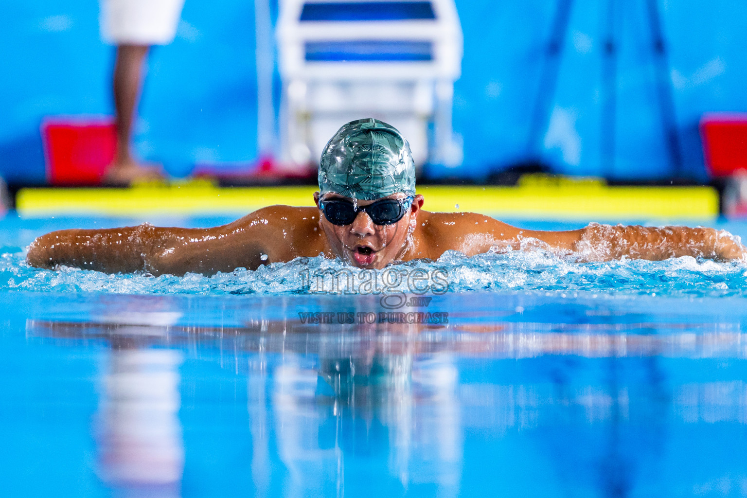 Day 3 of 20th BMLInter-school Swimming Competition 2024 held in Hulhumale', Maldives on Monday, 14th October 2024. Photos: Nausham Waheed / images.mv