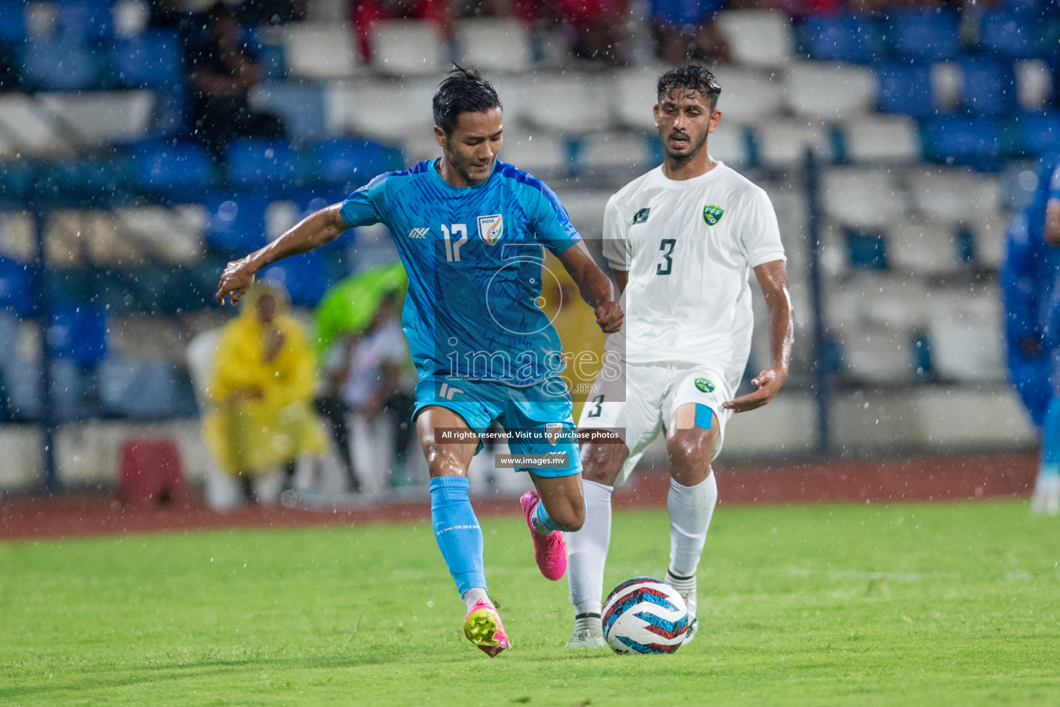 India vs Pakistan in the opening match of SAFF Championship 2023 held in Sree Kanteerava Stadium, Bengaluru, India, on Wednesday, 21st June 2023. Photos: Nausham Waheed / images.mv