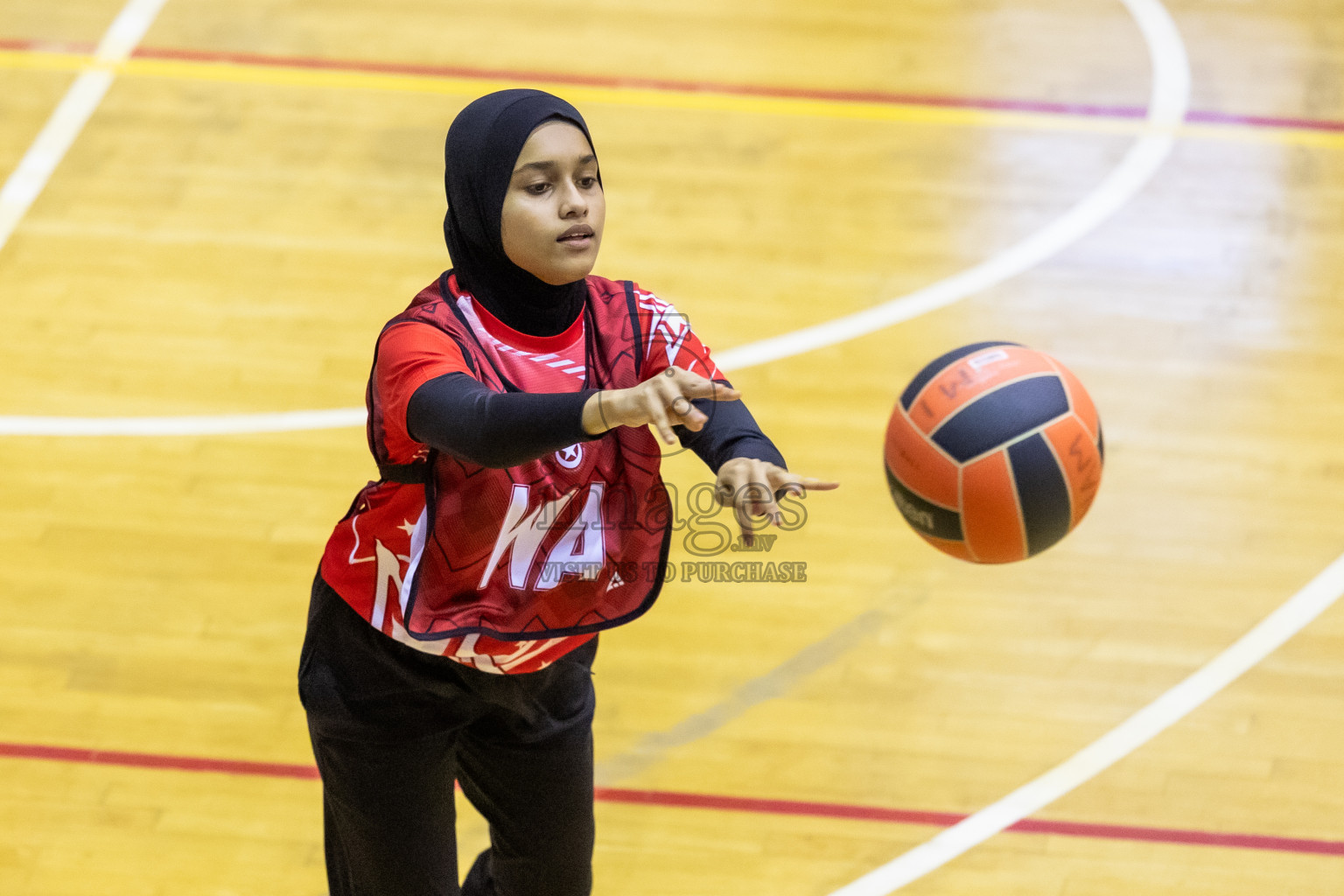 Day 11 of 25th Inter-School Netball Tournament was held in Social Center at Male', Maldives on Wednesday, 21st August 2024.