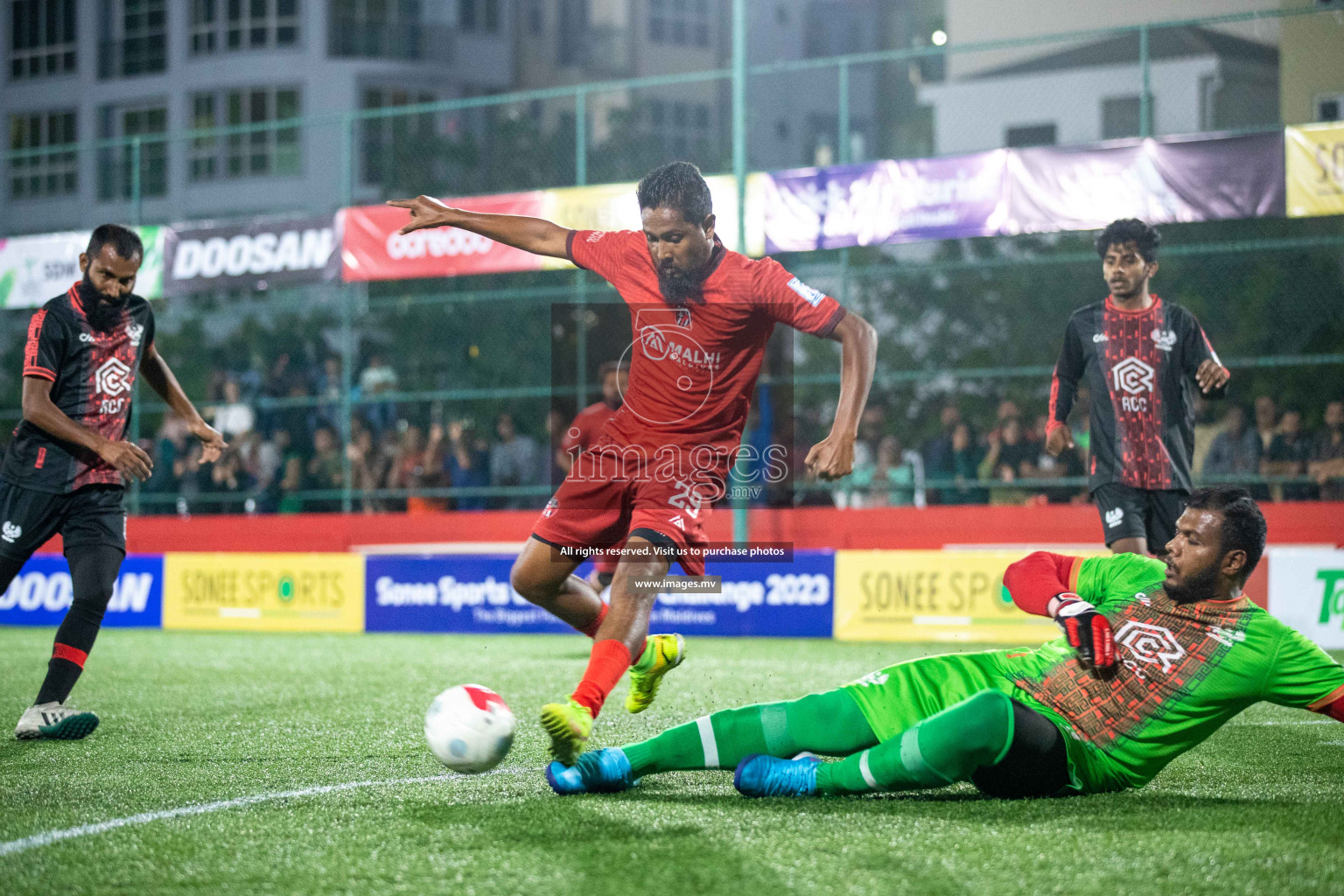 HA. Kelaa vs HA. Maarandhoo in Golden Futsal Challenge 2023 on 05 February 2023 in Hulhumale, Male, Maldives