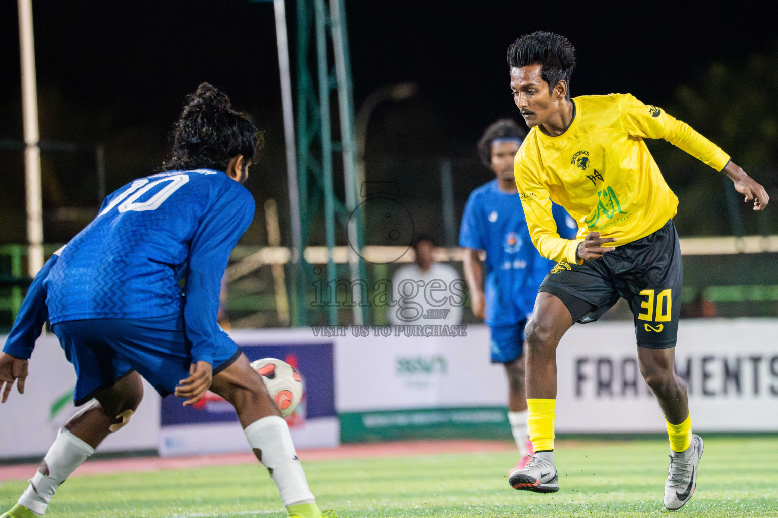 Foemathi JR VS Kanmathi SC in Day 3 - Fonadhoo Youth Futsal Challenge 2025 held in Fonadhoo Futsal Stadium, L. Fonadhoo, Maldives on Tuesdat, 28th October 2025 Photos: Arif Rasheed / images.mv