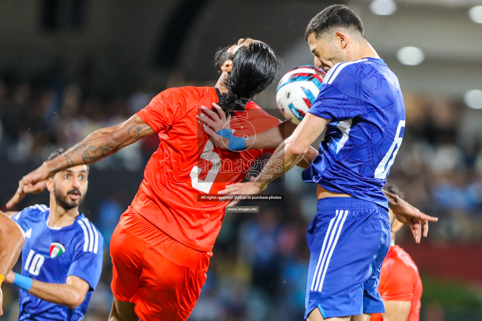 Kuwait vs India in the Final of SAFF Championship 2023 held in Sree Kanteerava Stadium, Bengaluru, India, on Tuesday, 4th July 2023. Photos: Hassan Simah / images.mv