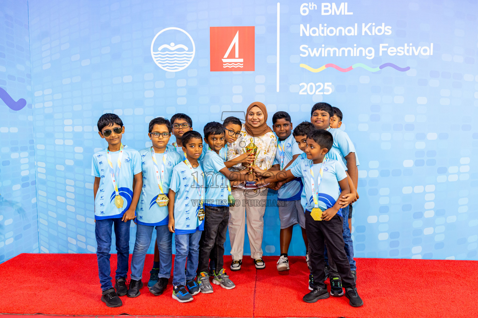 Closing Ceremony of 6th BML National Kids Swimming Kids Festival 2025 held in Hulhumale', Maldives on Saturday, 22nd November 2025. Photos: Nausham Waheed / images.mv