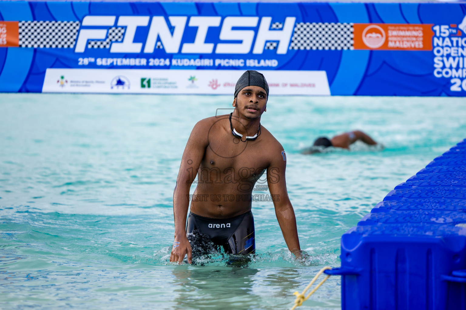 15th National Open Water Swimming Competition 2024 held in Kudagiri Picnic Island, Maldives on Saturday, 28th September 2024. Photos: Nausham Waheed / images.mv