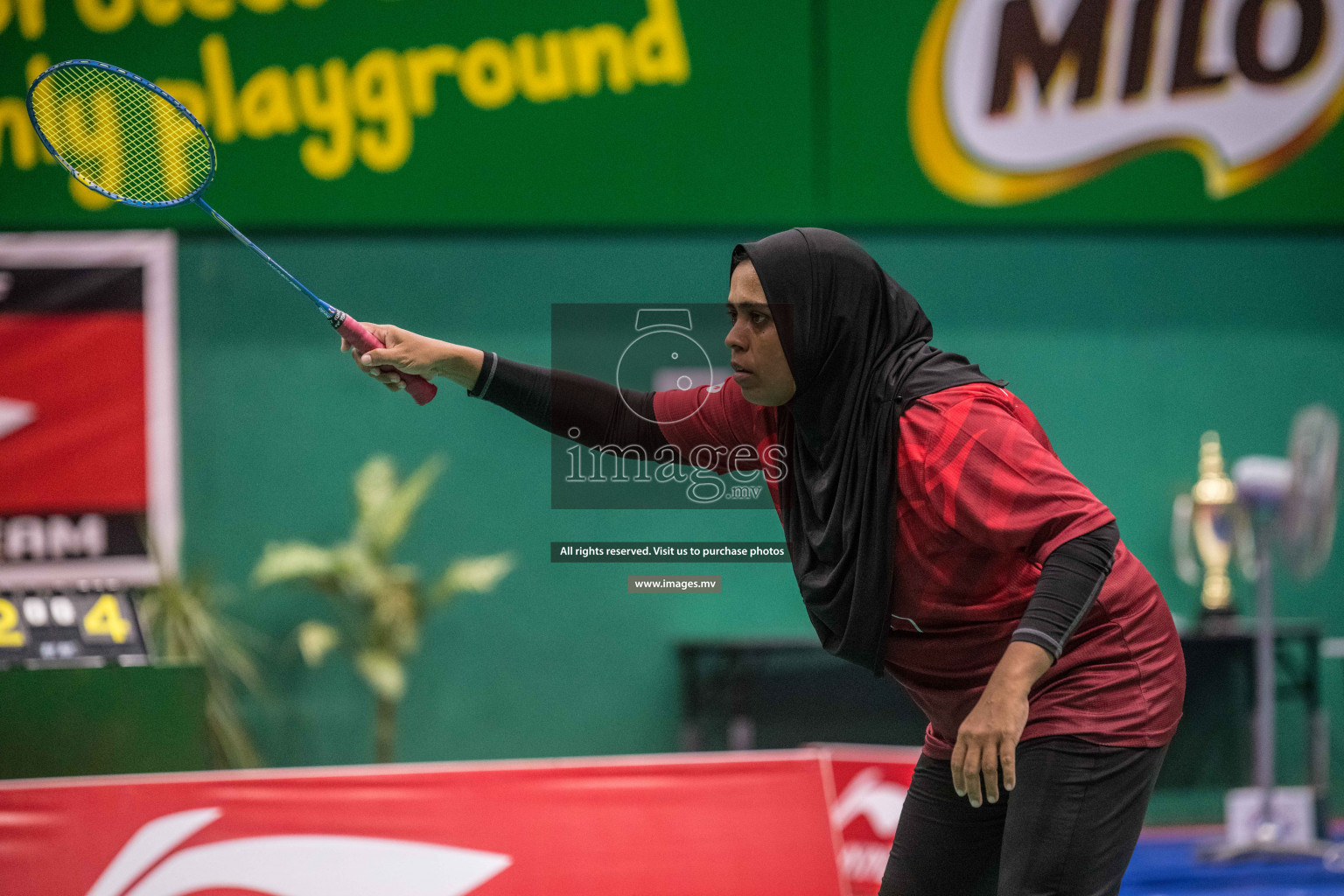 Final of Badminton association mixed group championship 2021 held in Male', Maldives Photos by Nausham Waheed