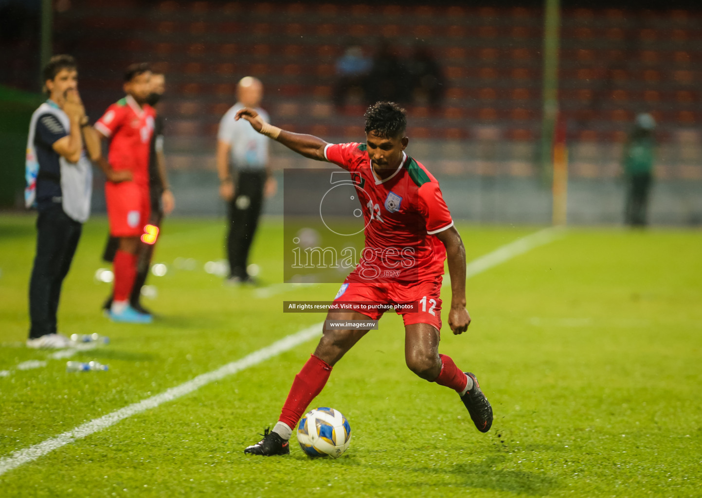 Bangladesh vs Sri Lanka in SAFF Championship 2021 held on 1st October 2021 in Galolhu National Stadium, Male', Maldives