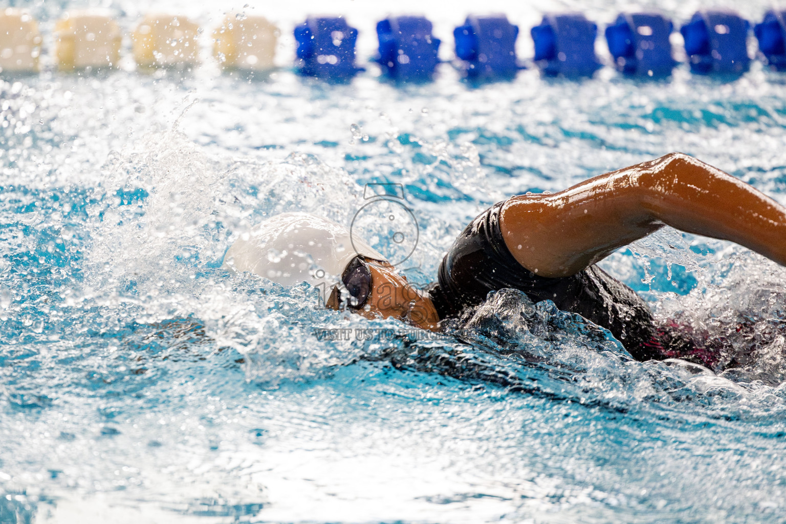 Day 4 of National Swimming Competition 2024 held in Hulhumale', Maldives on Monday, 16th December 2024. 
Photos: Hassan Simah / images.mv