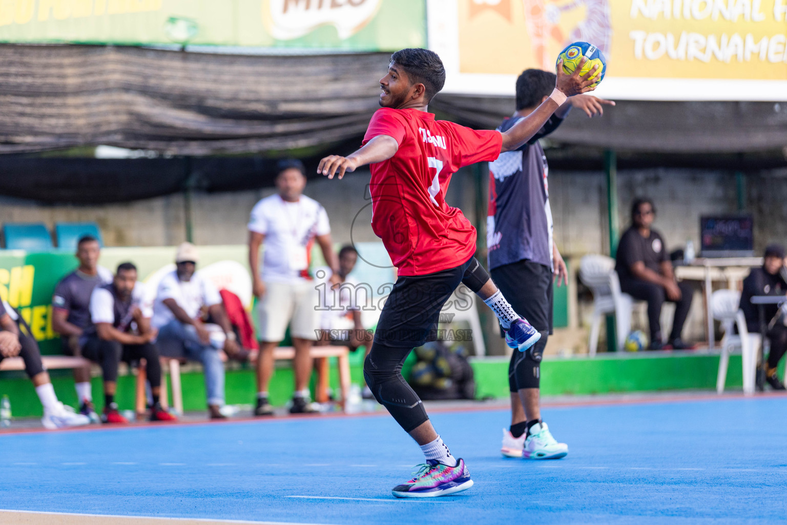 Day 8 of 10th National Handball Tournament 2023, held in Handball ground, Male', Maldives on Tuesday, 5th December 2023 Photos: Nausham Waheed/ Images.mv