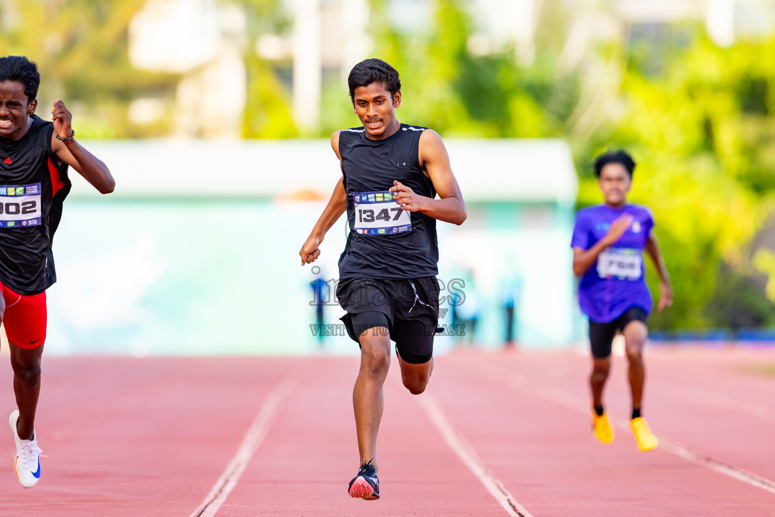 Day 4 of MWSC Interschool Athletics Championships 2024 held in Hulhumale Running Track, Hulhumale, Maldives on Tuesday, 12th November 2024. Photos by: Nausham Waheed / Images.mv