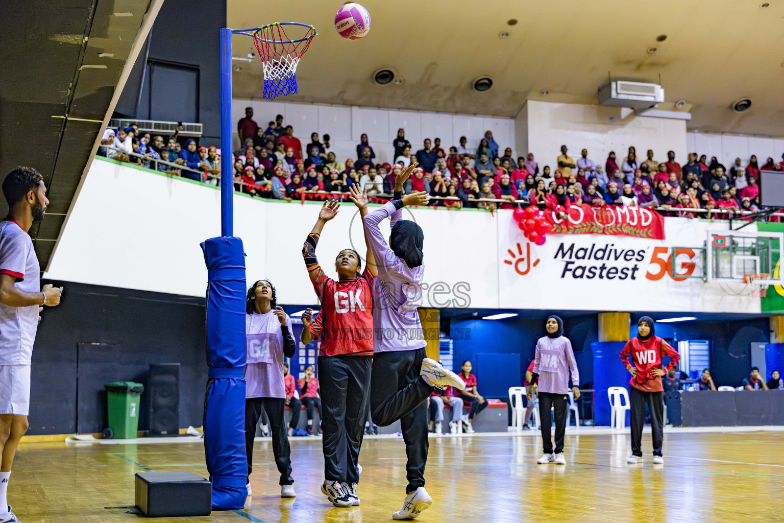 Finals of 26th Inter-School Netball Tournament 2025 was held in Social Center Indoor Hall on Saturday, 8th November 2025. Photos: Areef Adam / images.mv