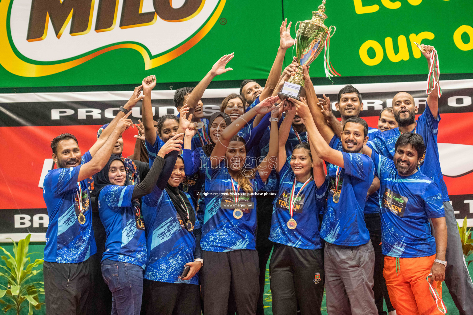 Final of Badminton association mixed group championship 2021 held in Male', Maldives Photos by Nausham Waheed