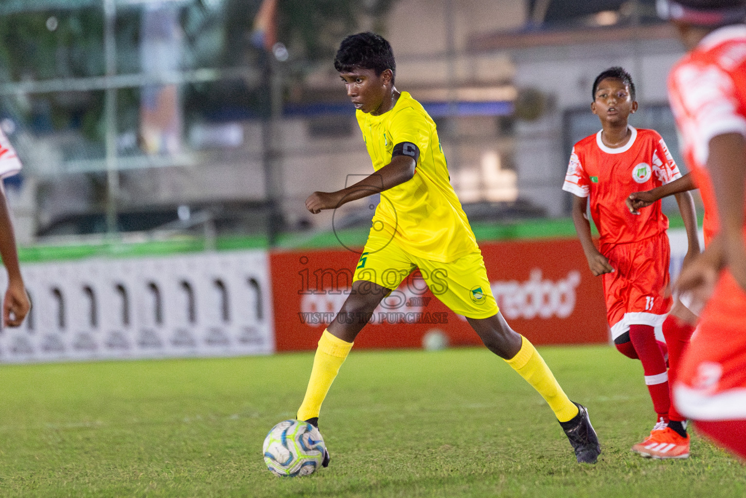 Maziya vs Hurriya (U12) in Day 4 of Dhivehi Youth League 2024 held at Henveiru Stadium on Thursday, 28th November 2024. Photos: Shuu Abdul Sattar/ Images.mv