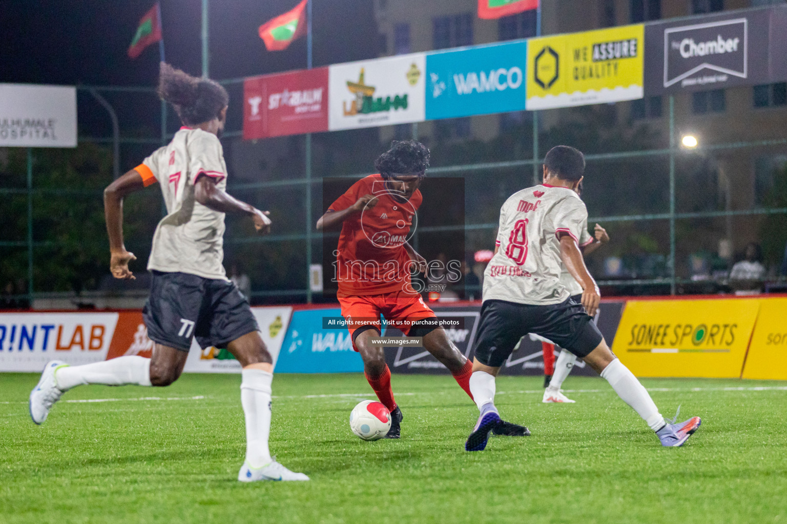 Team MCC vs Medianet in Club Maldives Cup 2022 was held in Hulhumale', Maldives on Monday, 17th October 2022. Photos: Mohamed Mahfooz Moosa / images.mv